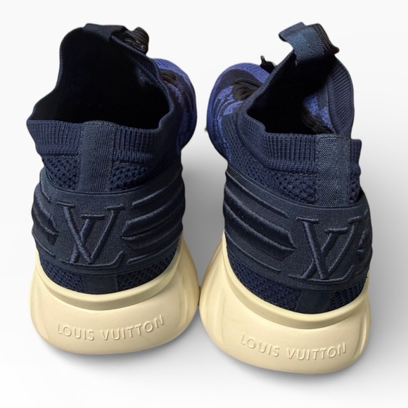 Louis Vuitton blue Damier Fastline Sneakers - Picture 3 of 6